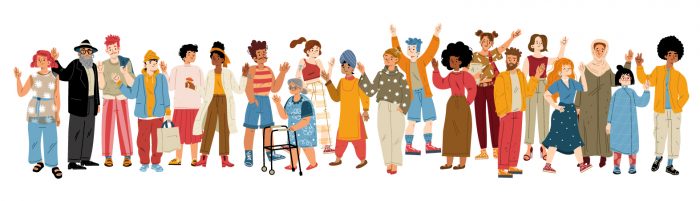 un groupe de personnes